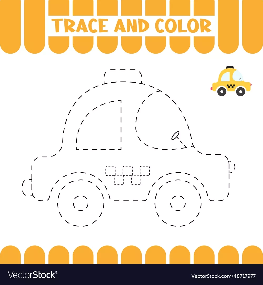 Car Tracing Worksheet