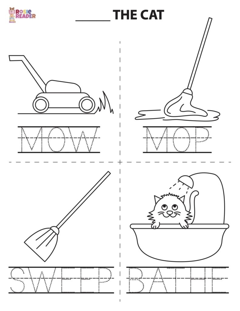 Trace Words Preschool Reading Adventures For Kids Ages 3 To 5