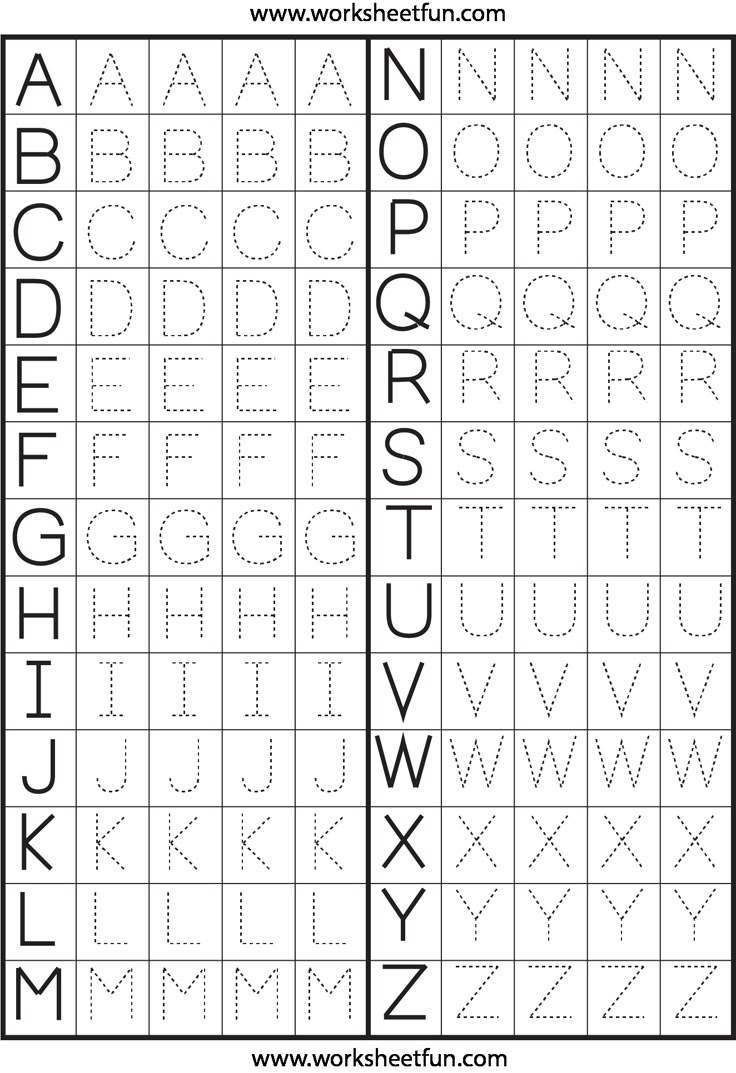 Abc Tracing Sheet Printable Free