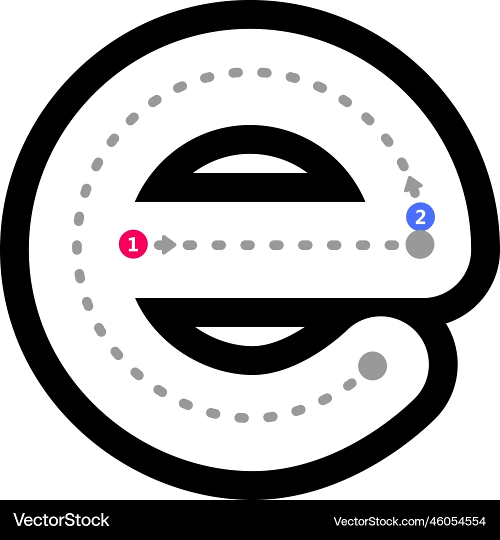 Tracing Alphabet Letter E Lowercase Prewriting Royalty Free 
