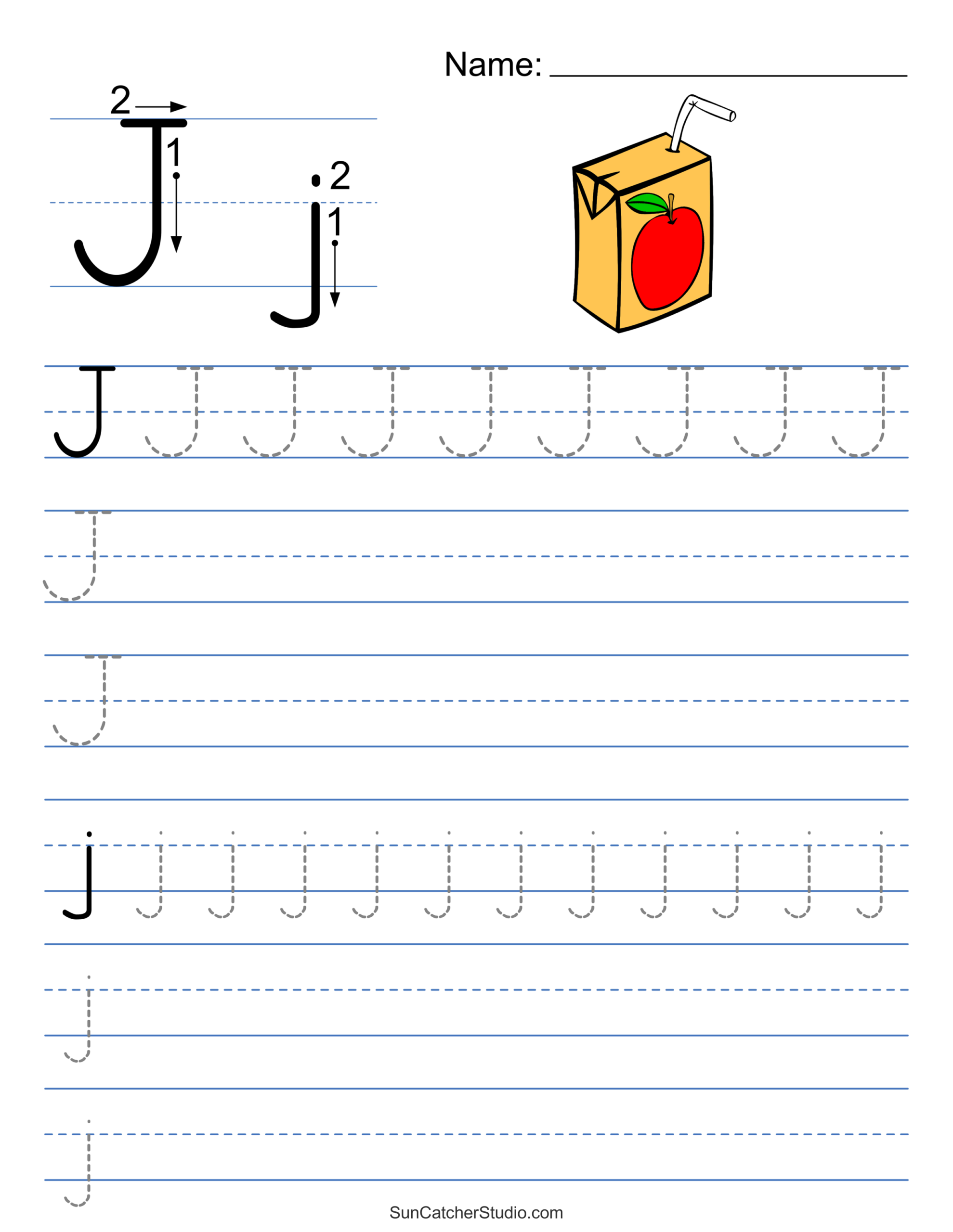 Tracing Alphabet Letters Printable Handwriting Worksheets Free 