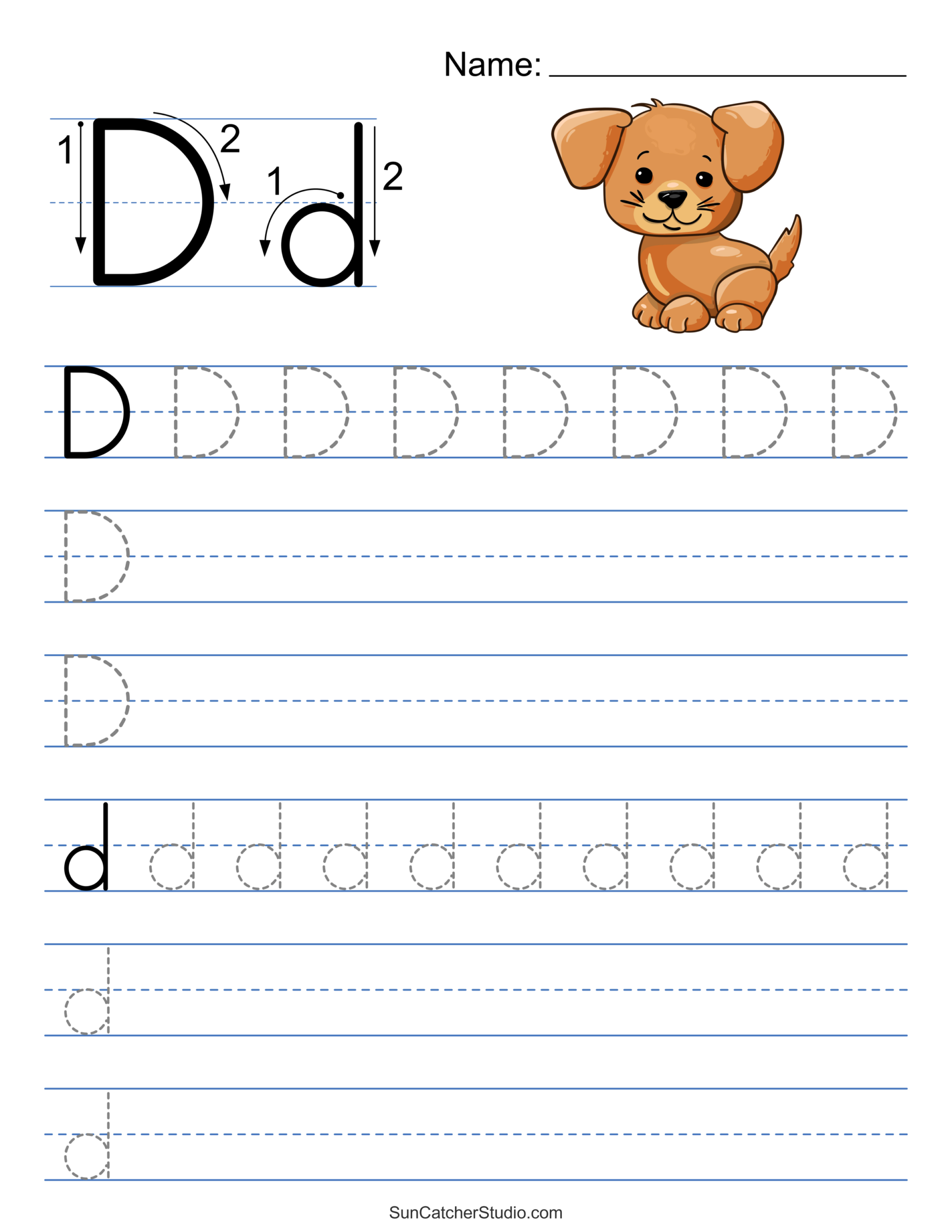 Tracing Sheets Alphabet