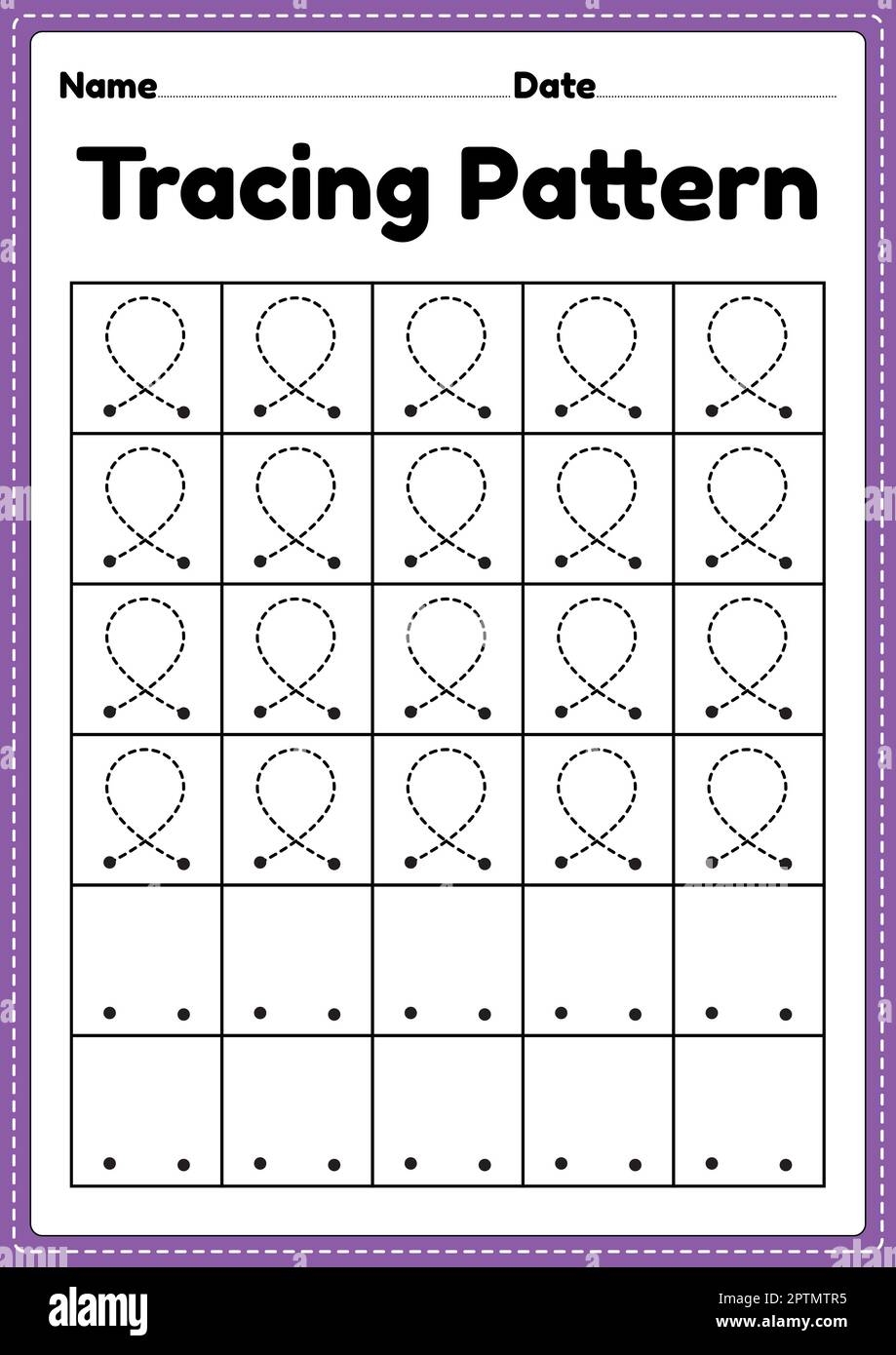 Tracing Patterns For Preschoolers