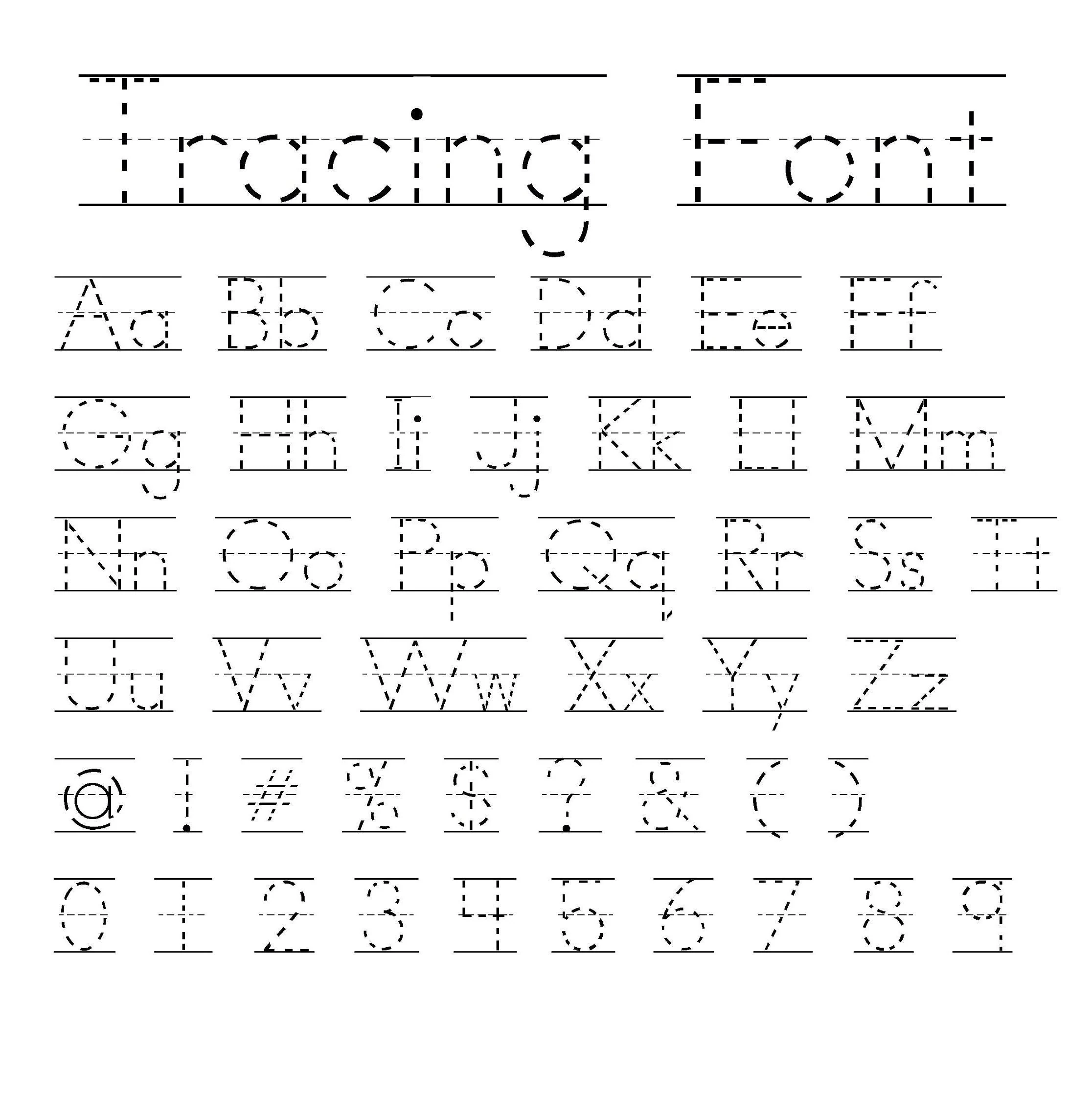 Tracing Font Teacher Font Student Fonts Handwriting Fonts 