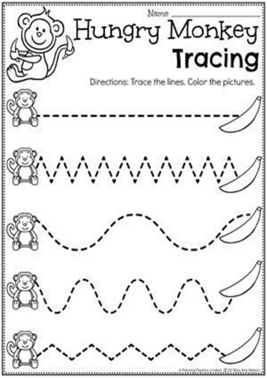 Free Printable Tracing Worksheets