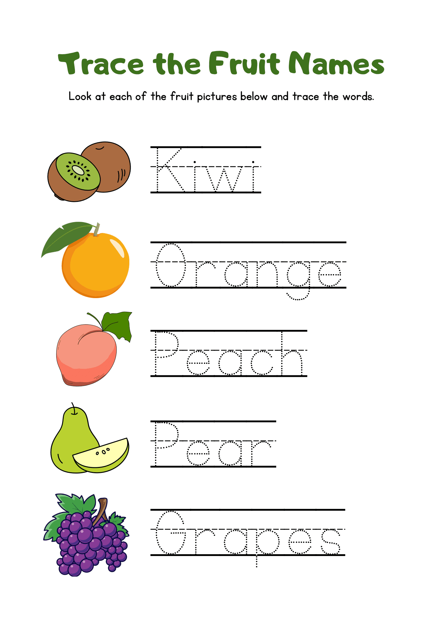 TRACING FRUIT NAMES By Arabelladelosreyes06 Raket PH TRACING FRUIT NAMES By Arabelladelosreyes06 Raket PH