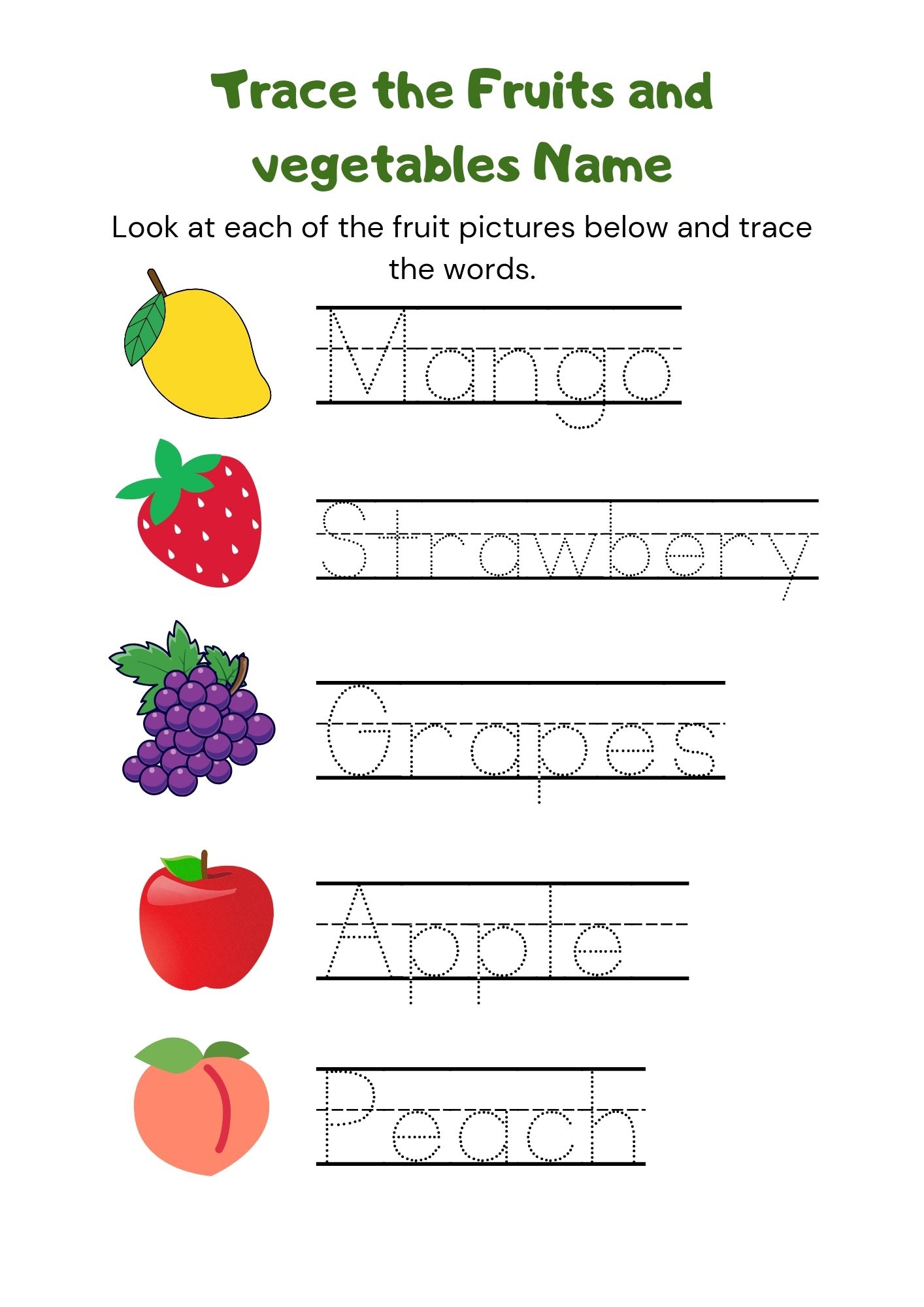 Tracing Fruits And Vegetables Name By Karlasdigital Raket PH Tracing Fruits And Vegetables Name By Karlasdigital Raket PH