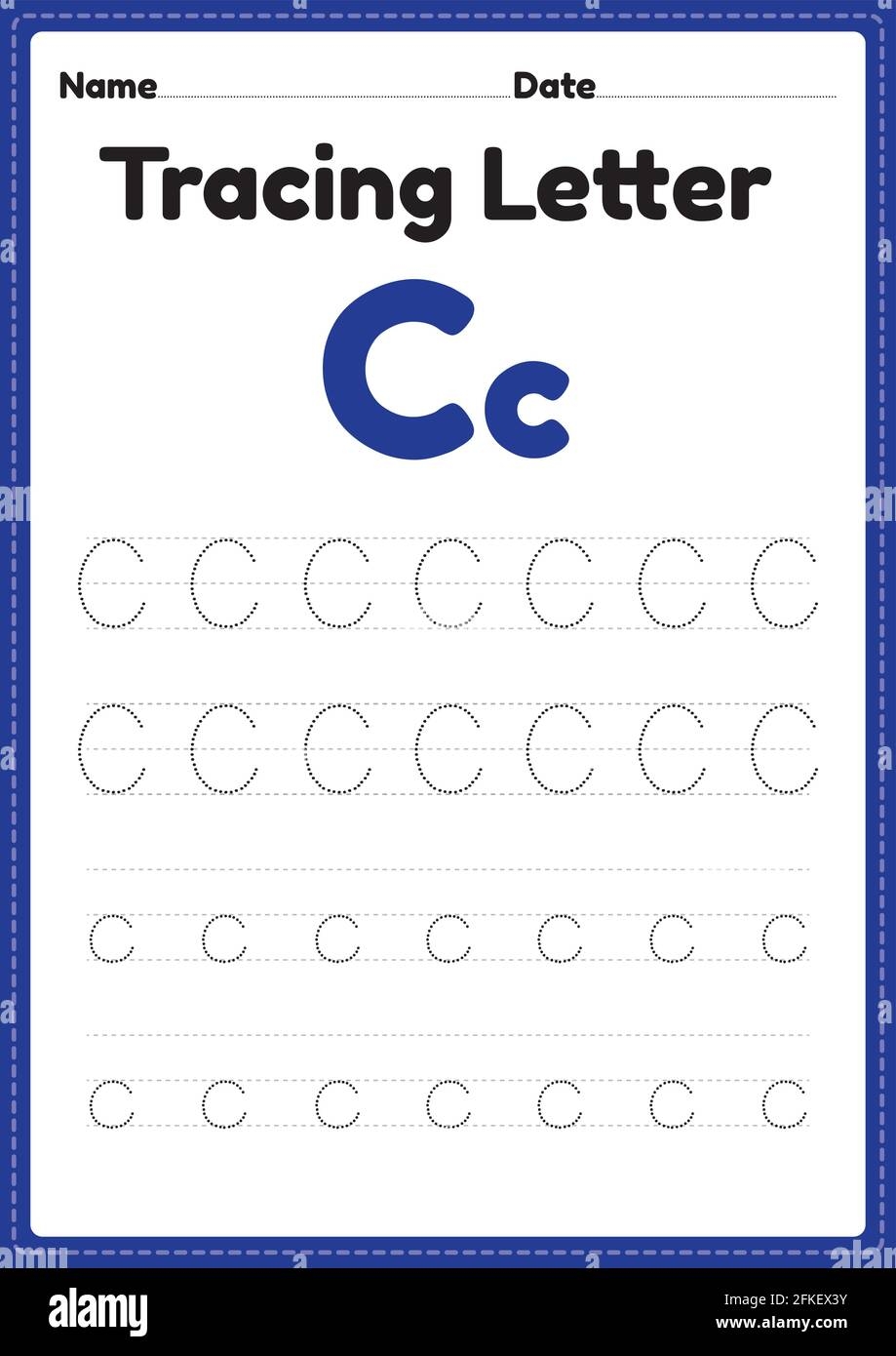 Tracing Alphabet C