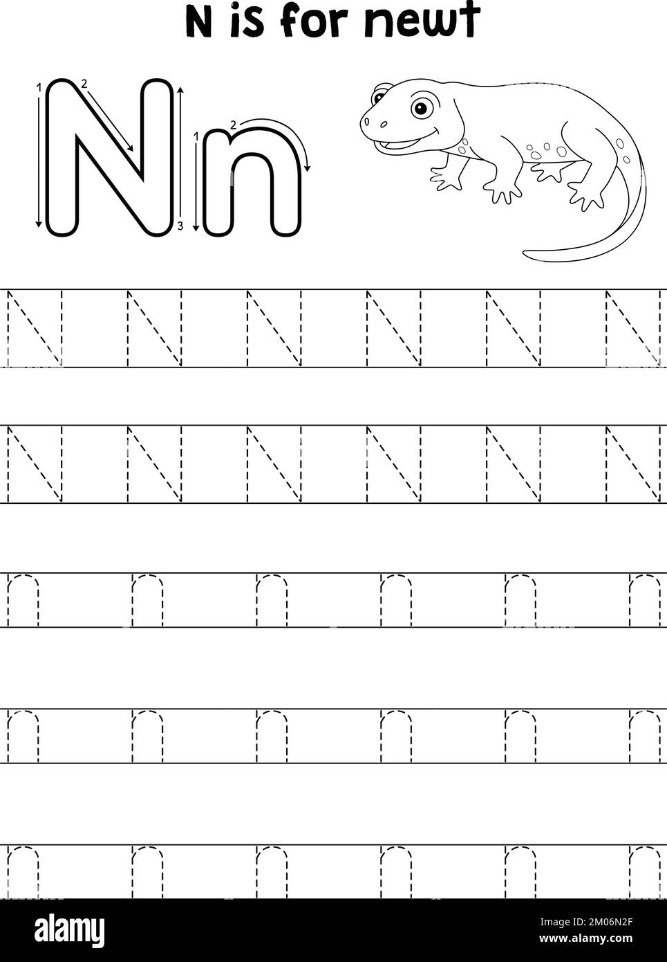 Tracing Letter N Hi res Stock Photography And Images Alamy Tracing Letter N Hi res Stock Photography And Images Alamy