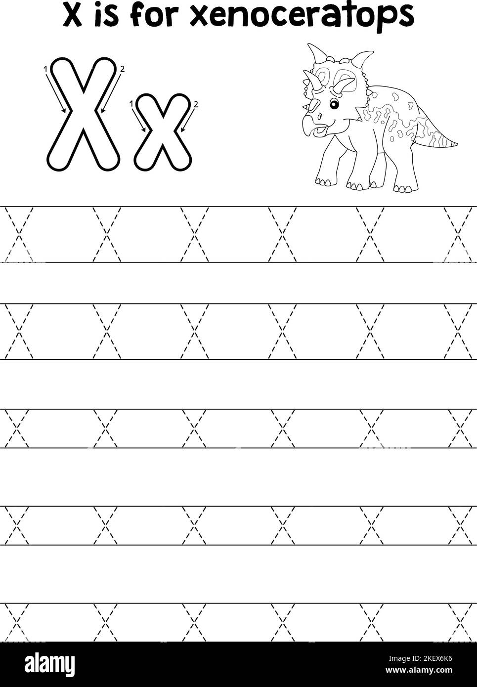 Tracing Letter X Cut Out Stock Images amp Pictures Alamy