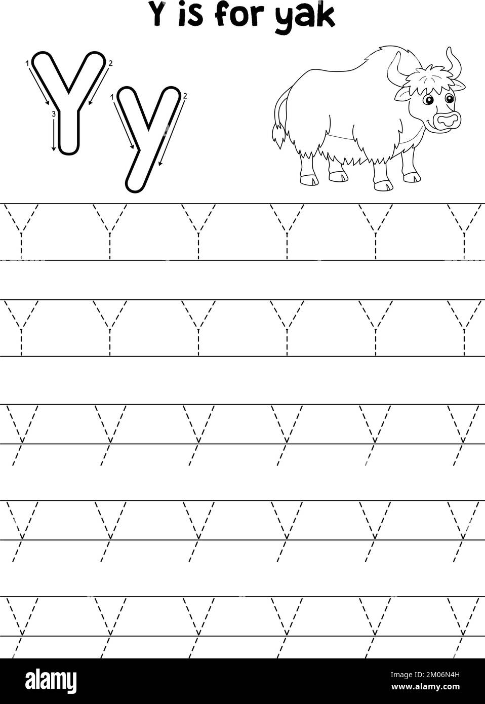 Tracing Y Worksheet