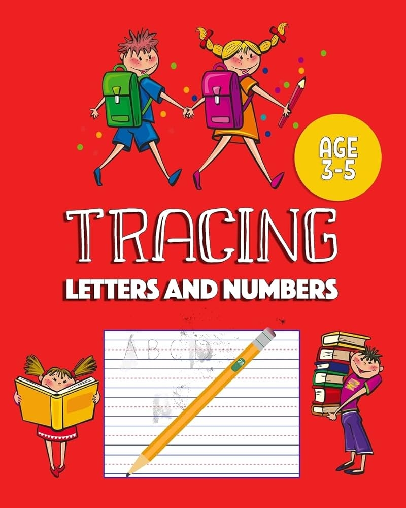 Tracing Letters And Numbers Letter Tracing Book For Preschoolers 