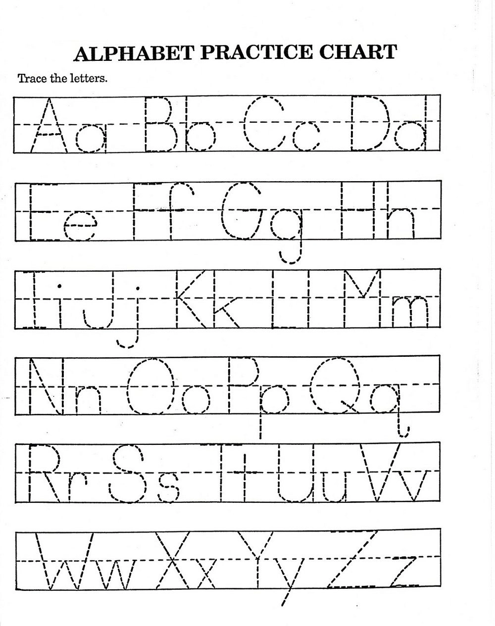 Tracing Letters Az Free Printable Printable Party Favors Tracing Letters Az Free Printable Printable Party Favors