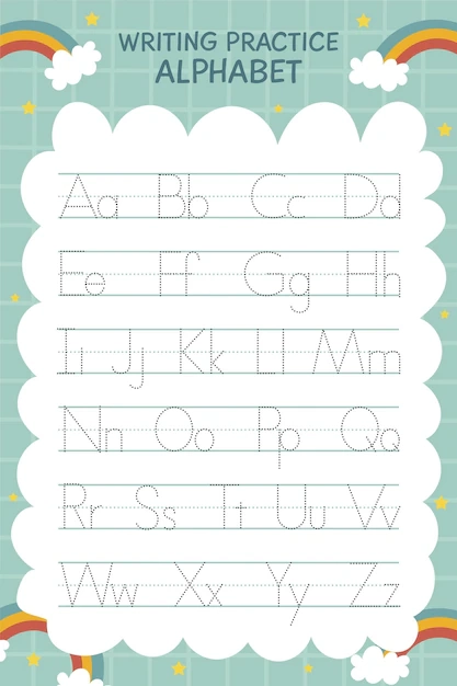 Tracing Letters Template Free