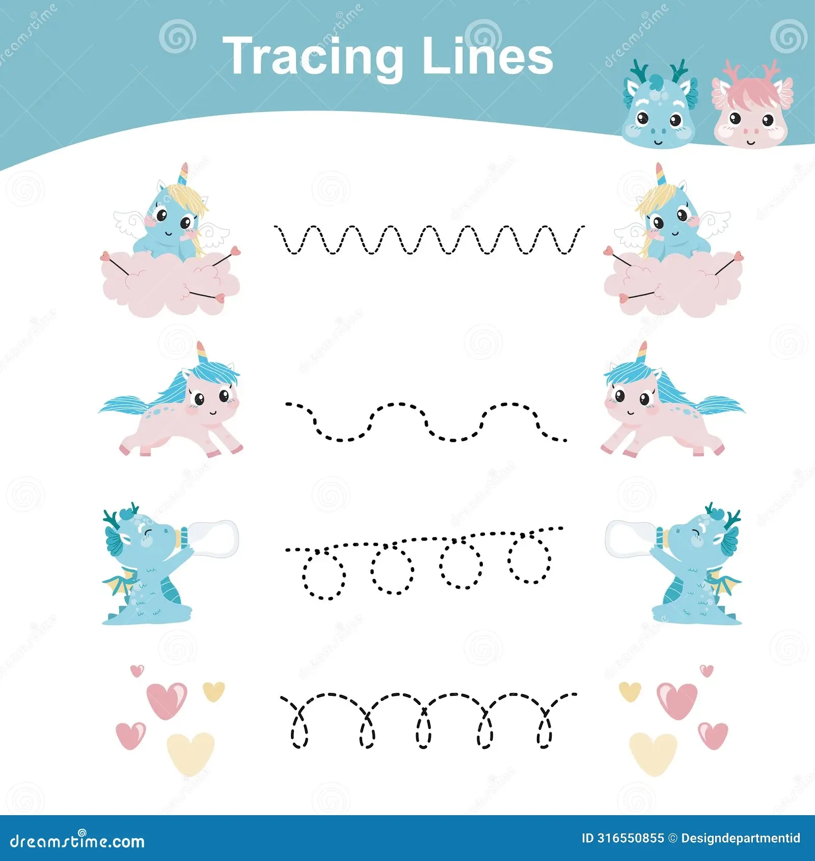 Tracing Lines Clipart