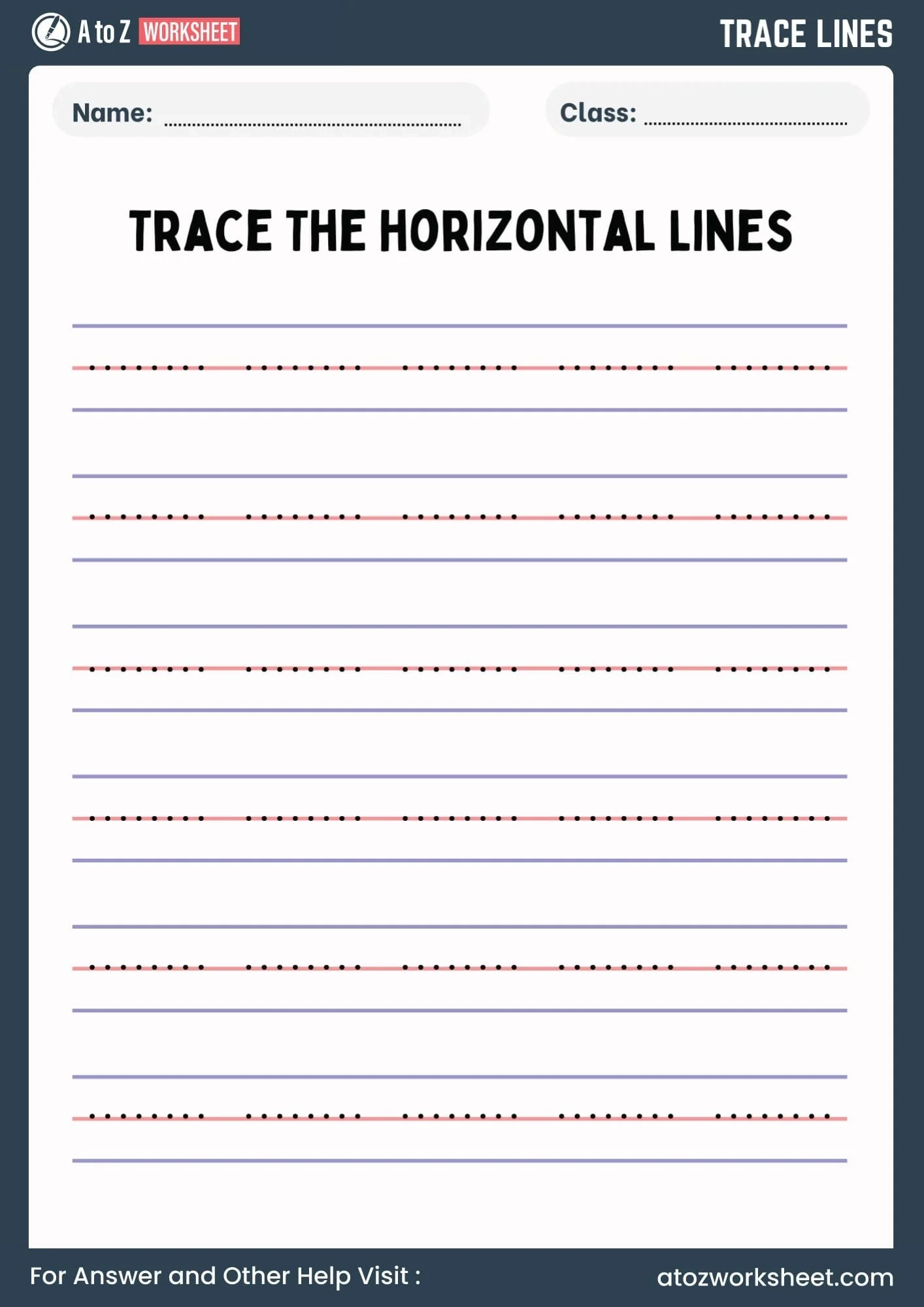 Vertical And Horizontal Lines Tracing