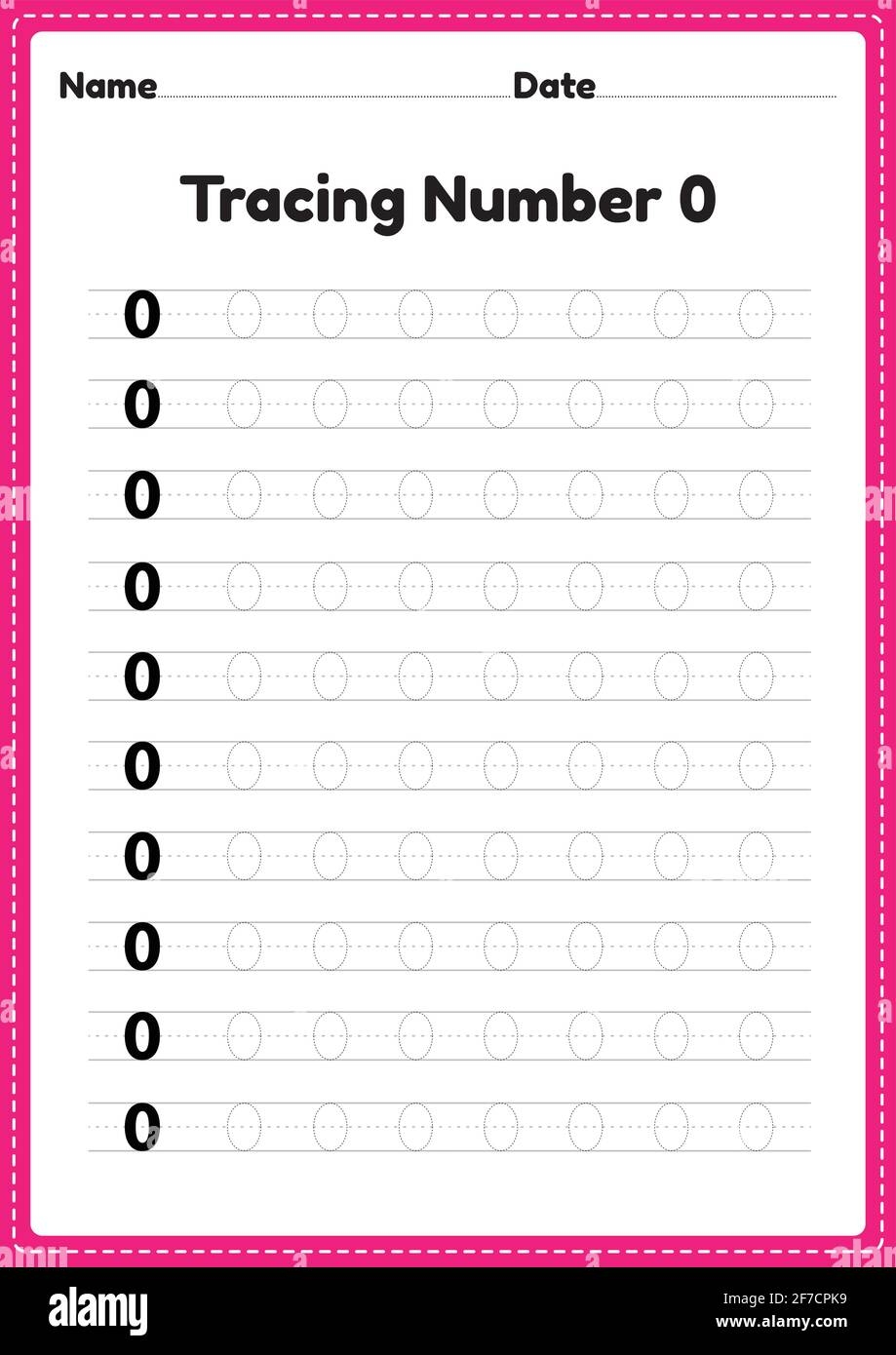 Zero Tracing Worksheet