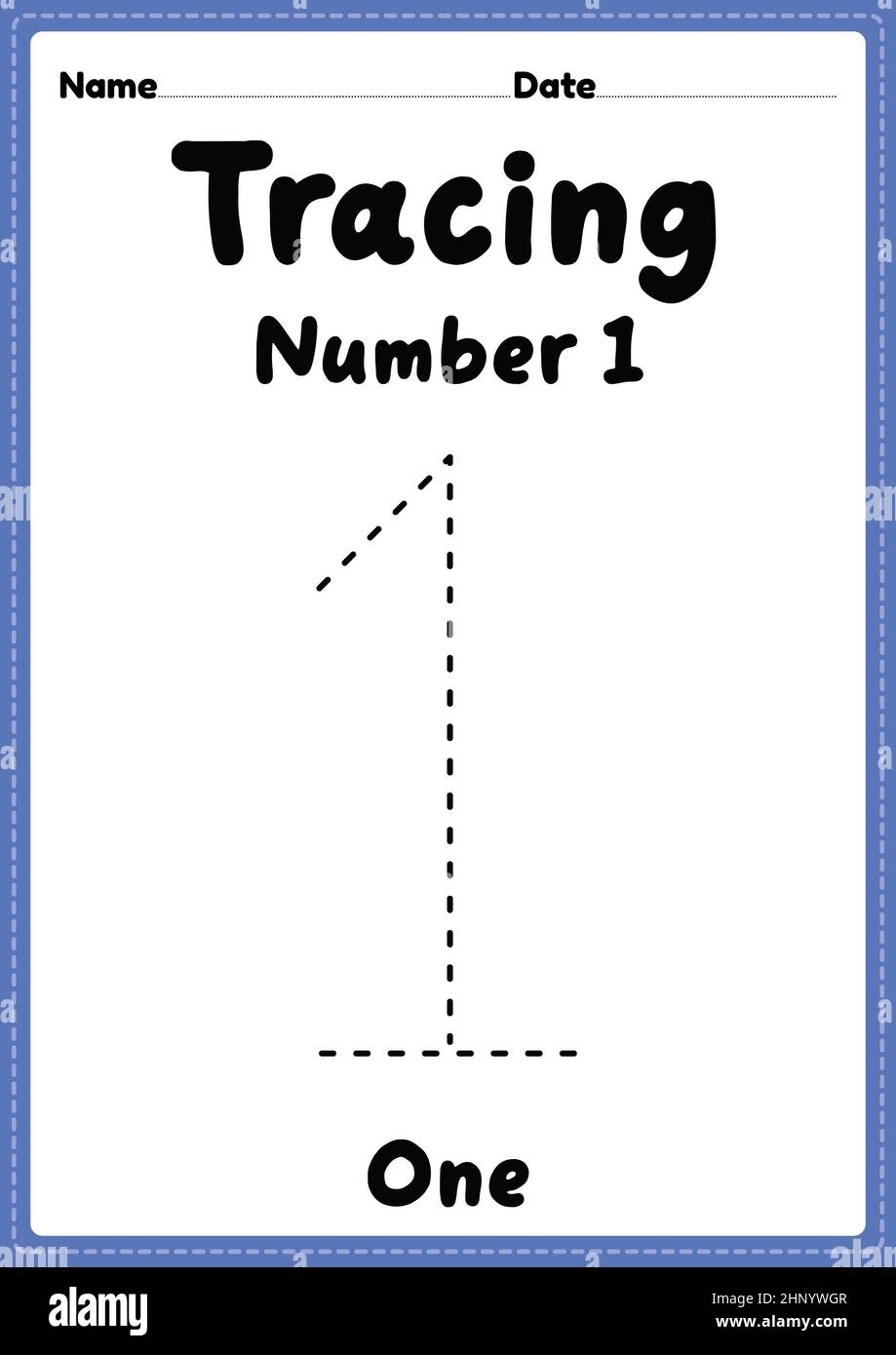 1 Number Tracing