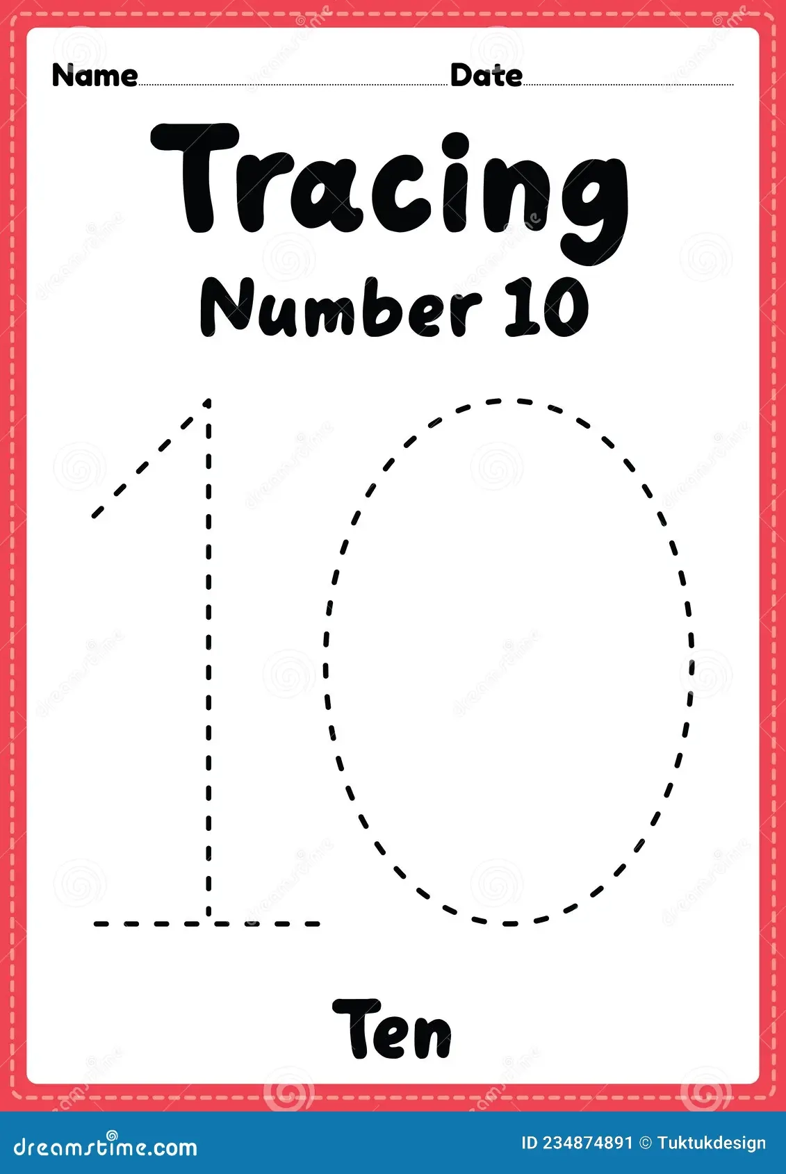 Tracing Number 10