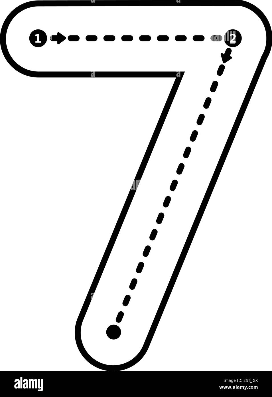 Tracing 7 Worksheet
