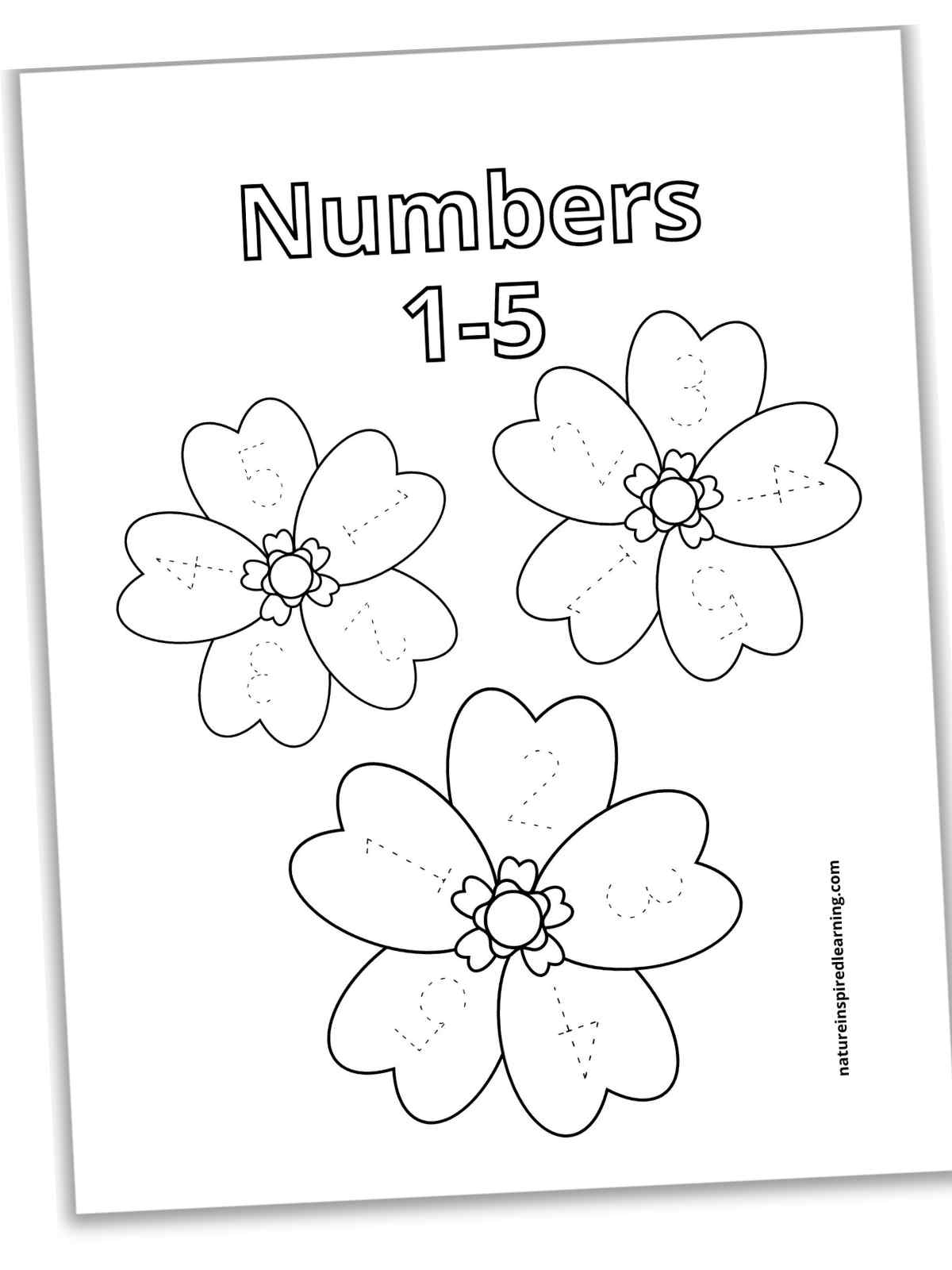 Preschool Number Tracing Worksheets 1 5 Preschool Number Tracing Worksheets 1 5