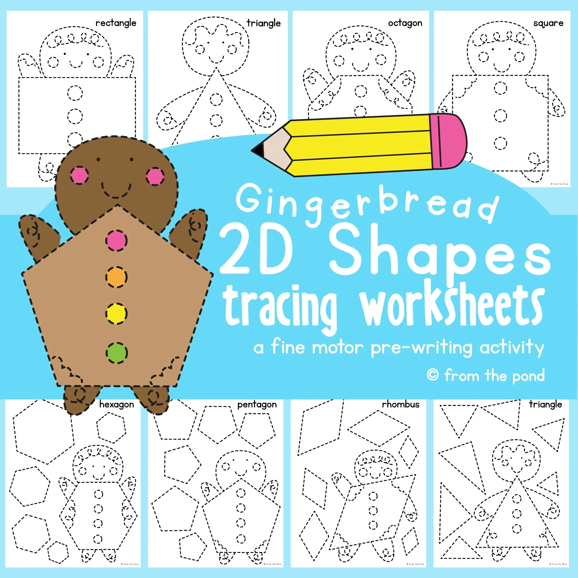 Tracing Pages For Kindergarten And Preschool To Help Children 