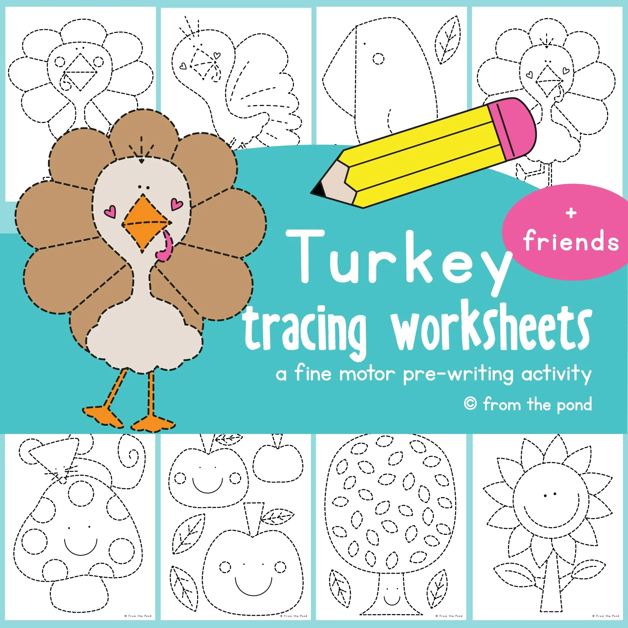 Tracing Pages For Kindergarten And Preschool To Help Children 