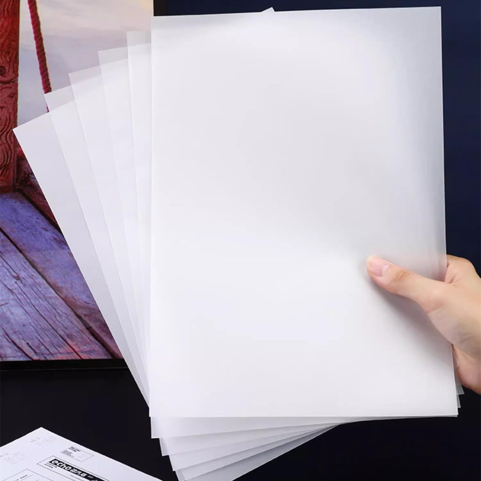 Tracing Paper 100 Sheets A4 Size Art Tools Sulfuric Acid Papers 