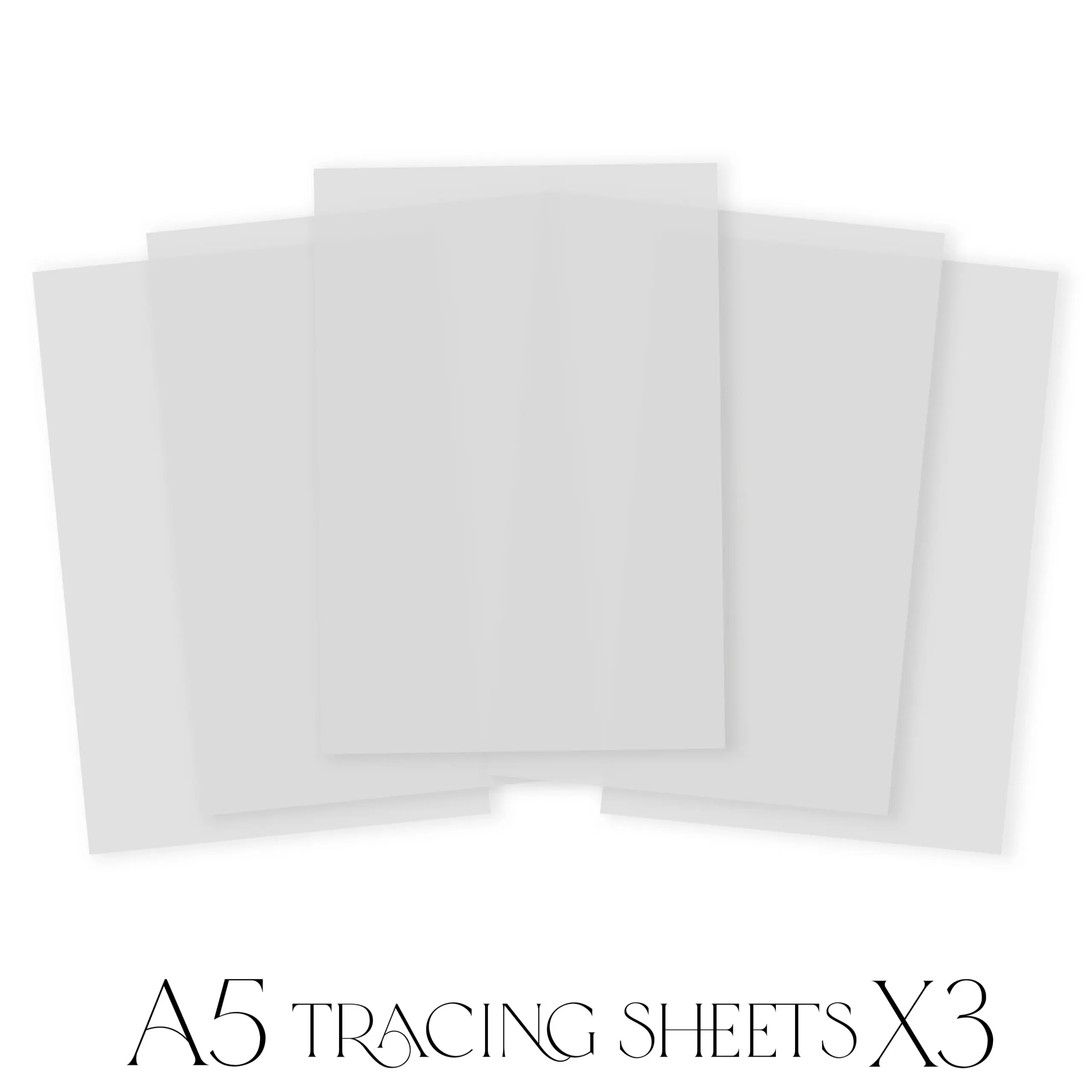Tracing Paper A5 X5