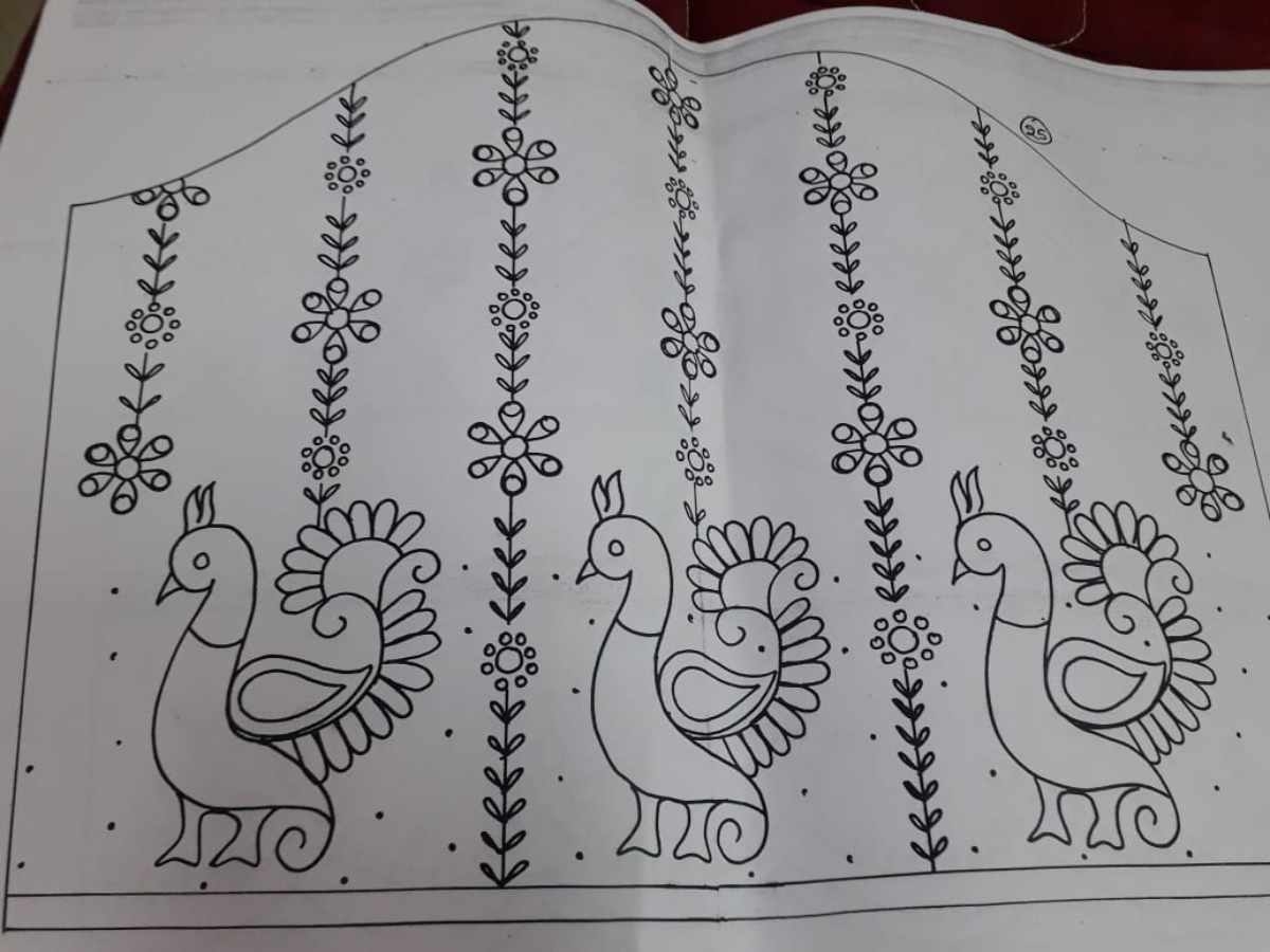Tracing Paper For Embroidery Archives Aari Embroidery Institute 