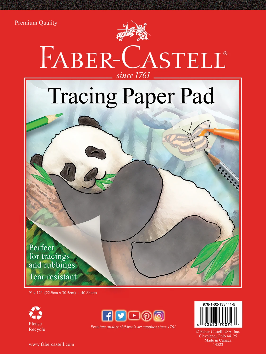 Tracing Paper Pad 9 X 12 TimbukToys
