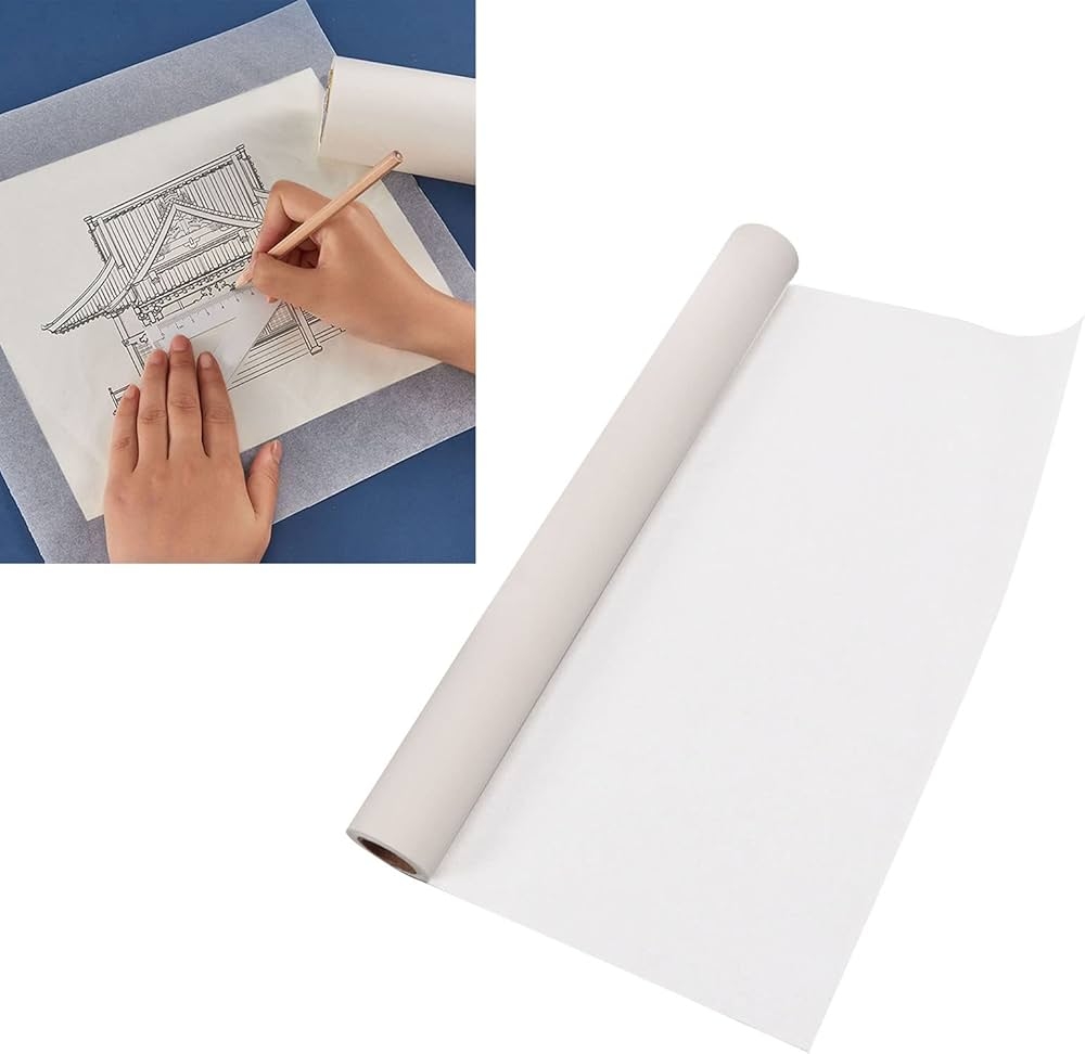 Tracing Paper Roll Easy To Use 18 in 44 Cm Wide White Sewing 