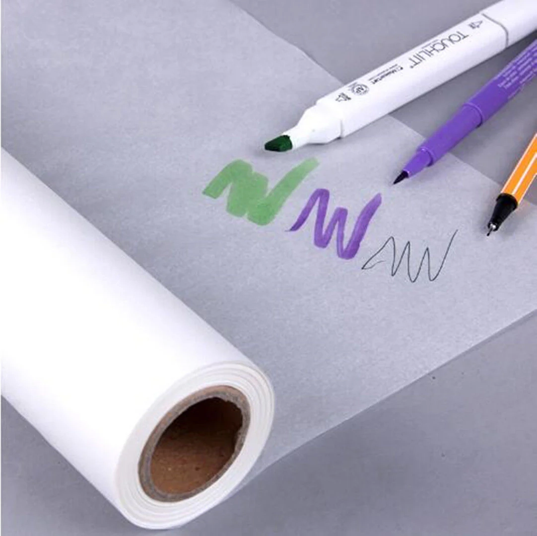 Tracing Paper Transparent Artist Roll 1030mm X 50m 110gsm Snap 
