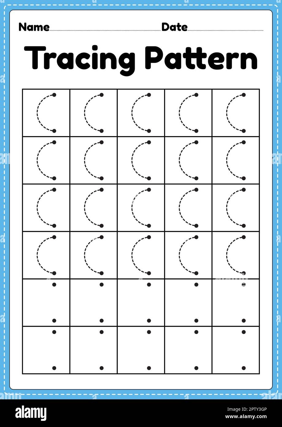 Curved Line Tracing Worksheets Curved Line Tracing Worksheets