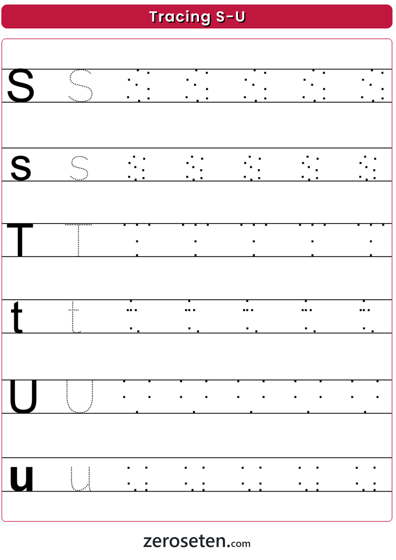 Tracing S U Zero Se Ten Blog