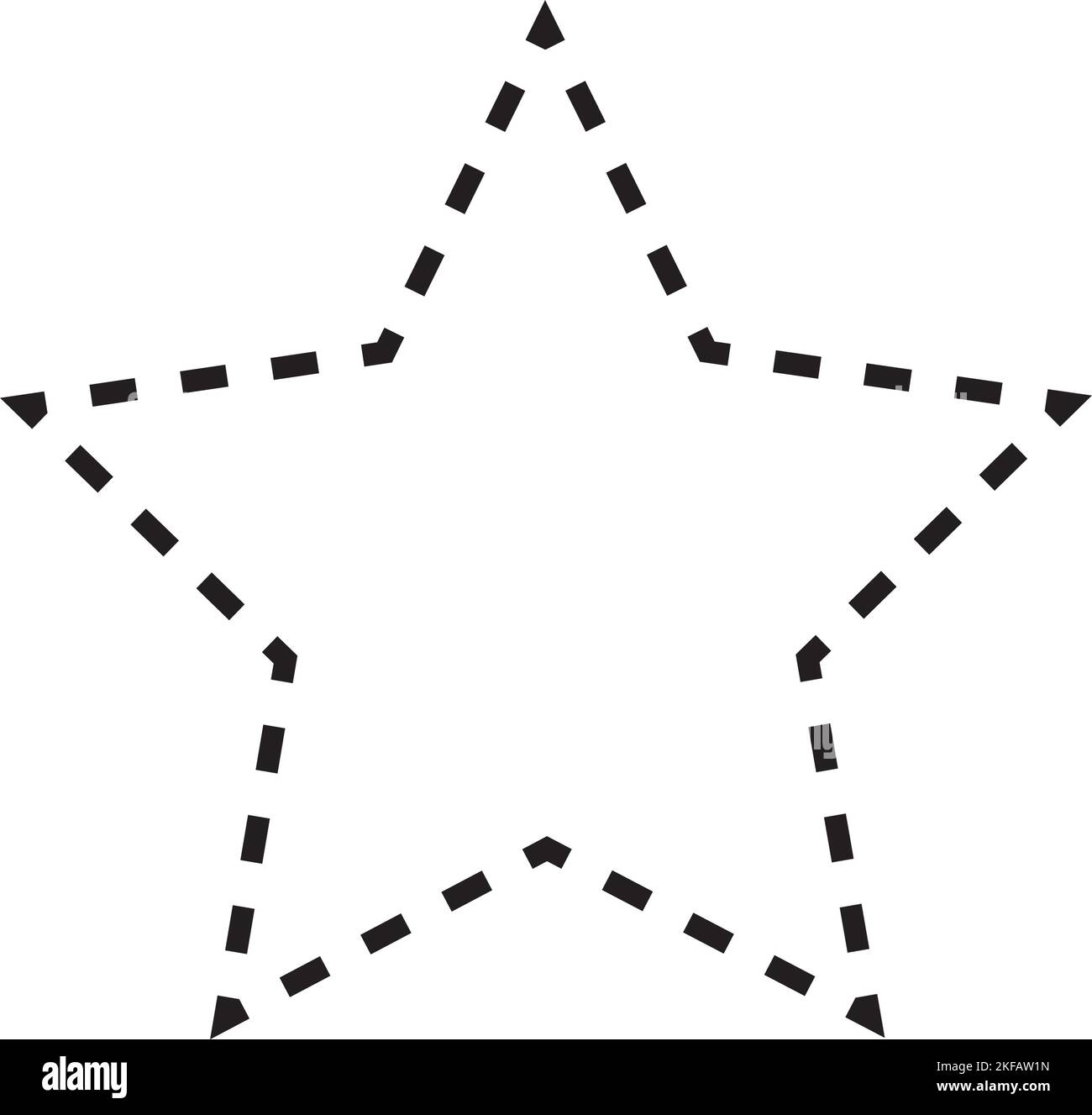 Tracing Star Shapes For Kids Hi res Stock Photography And Images 