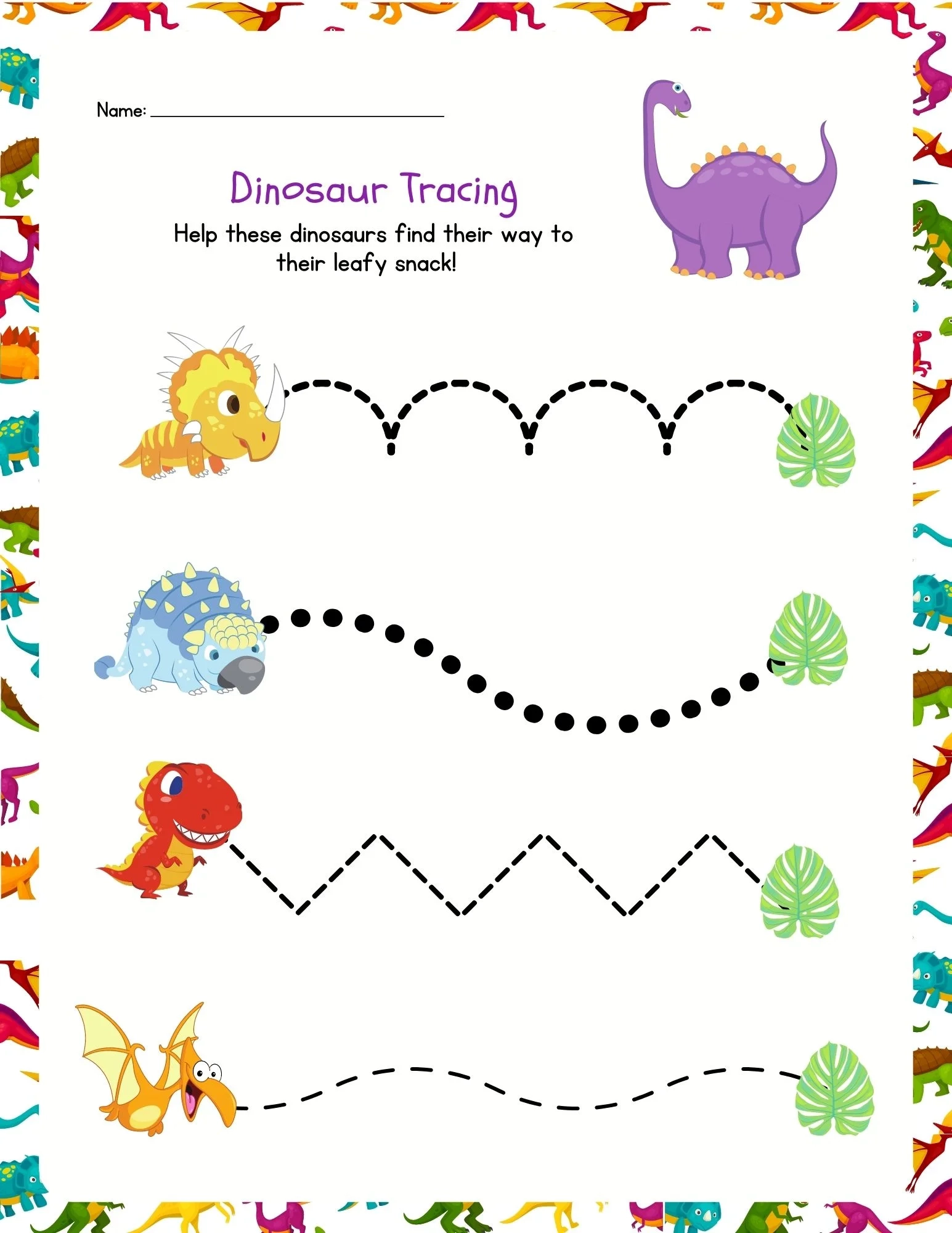Tracing Paper For Kids