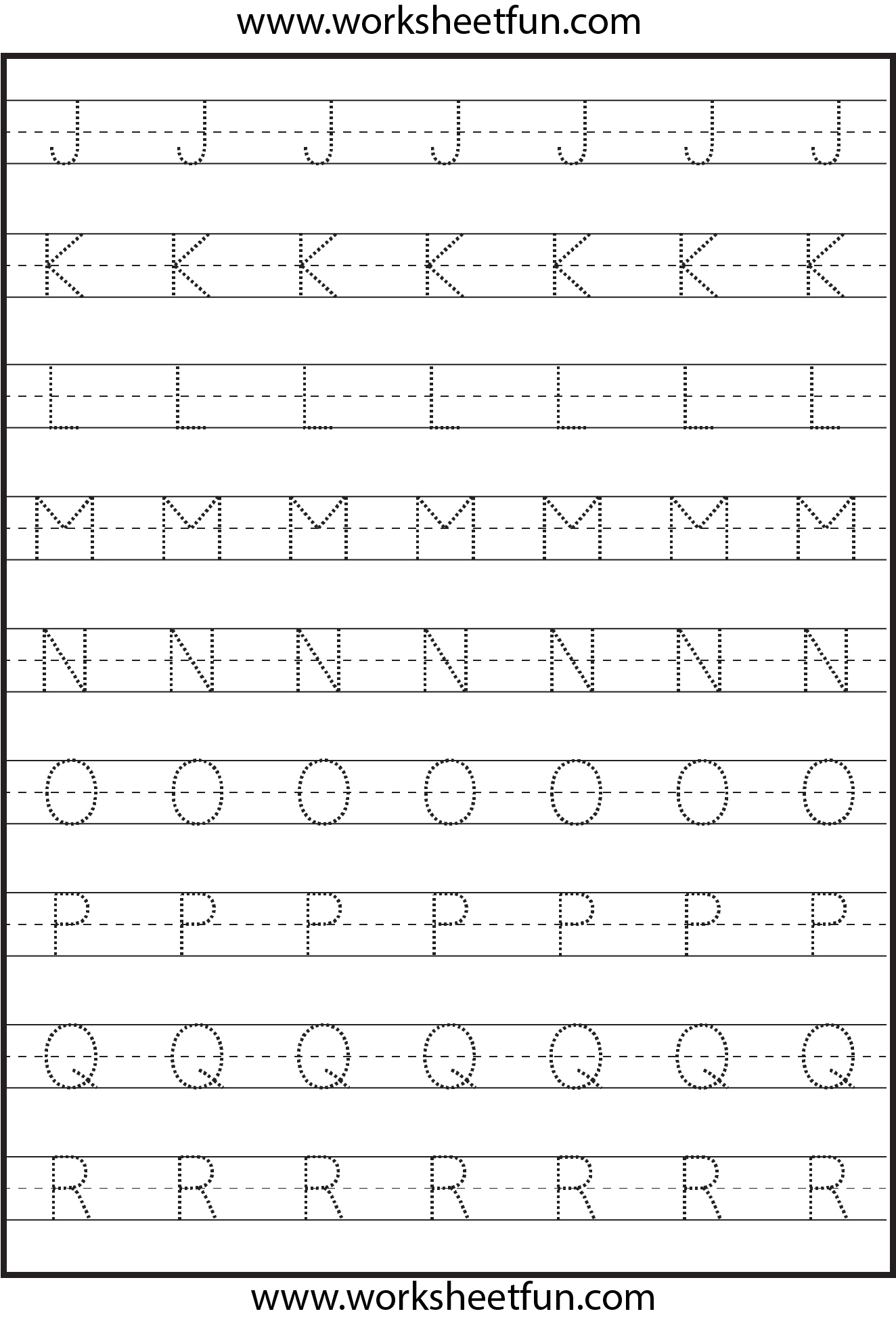 Tracing Uppercase Letters Capital Letters 3 Worksheets Tracing Uppercase Letters Capital Letters 3 Worksheets