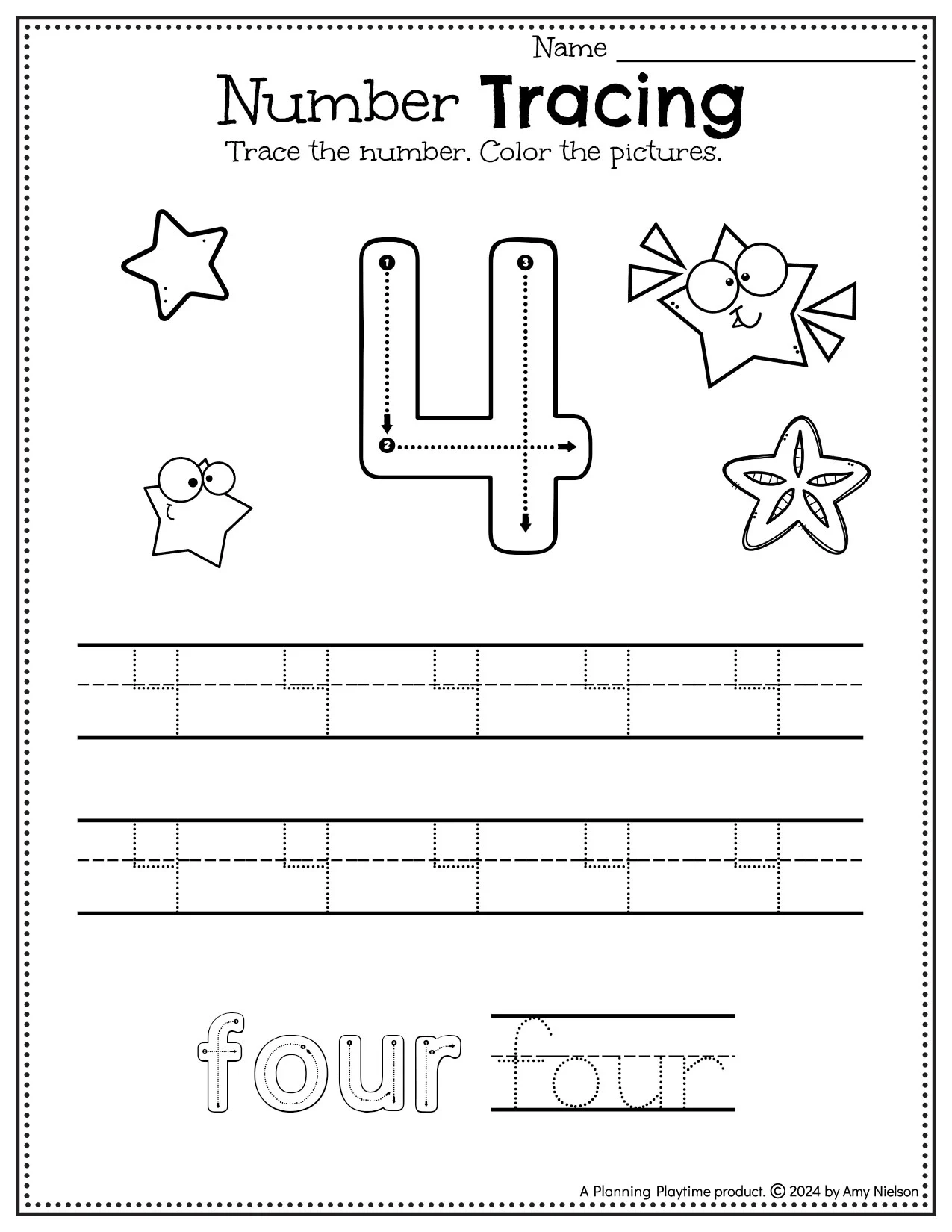 Printable Tracing Pages For Preschool