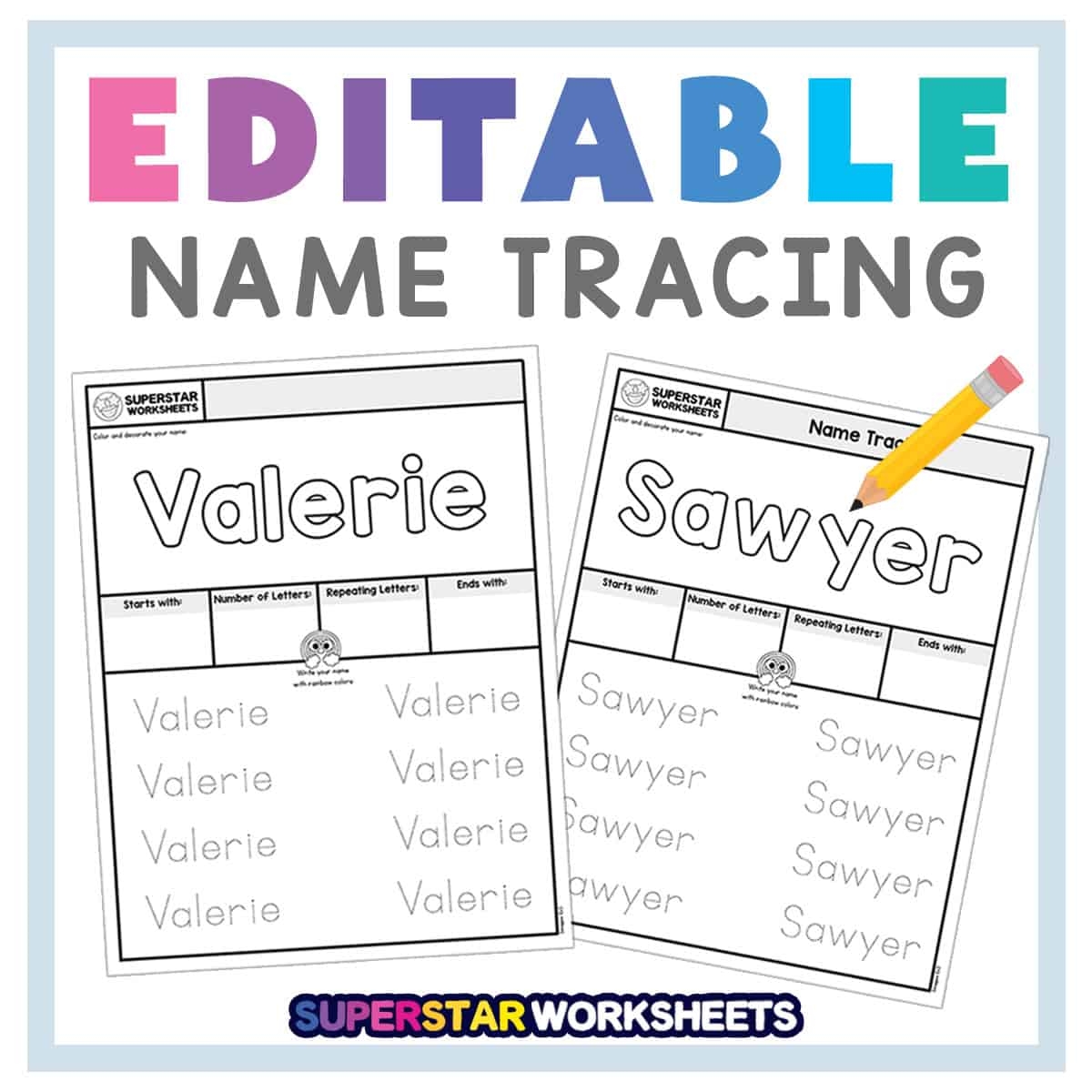 Tracing Worksheets Superstar Worksheets