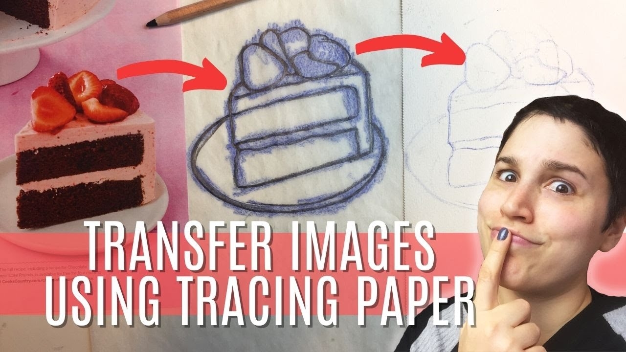 TRANSFER ANY IMAGE WITH TRACING PAPER Tracing Paper Tricks To Easily Transfer Drawings Onto Canvas