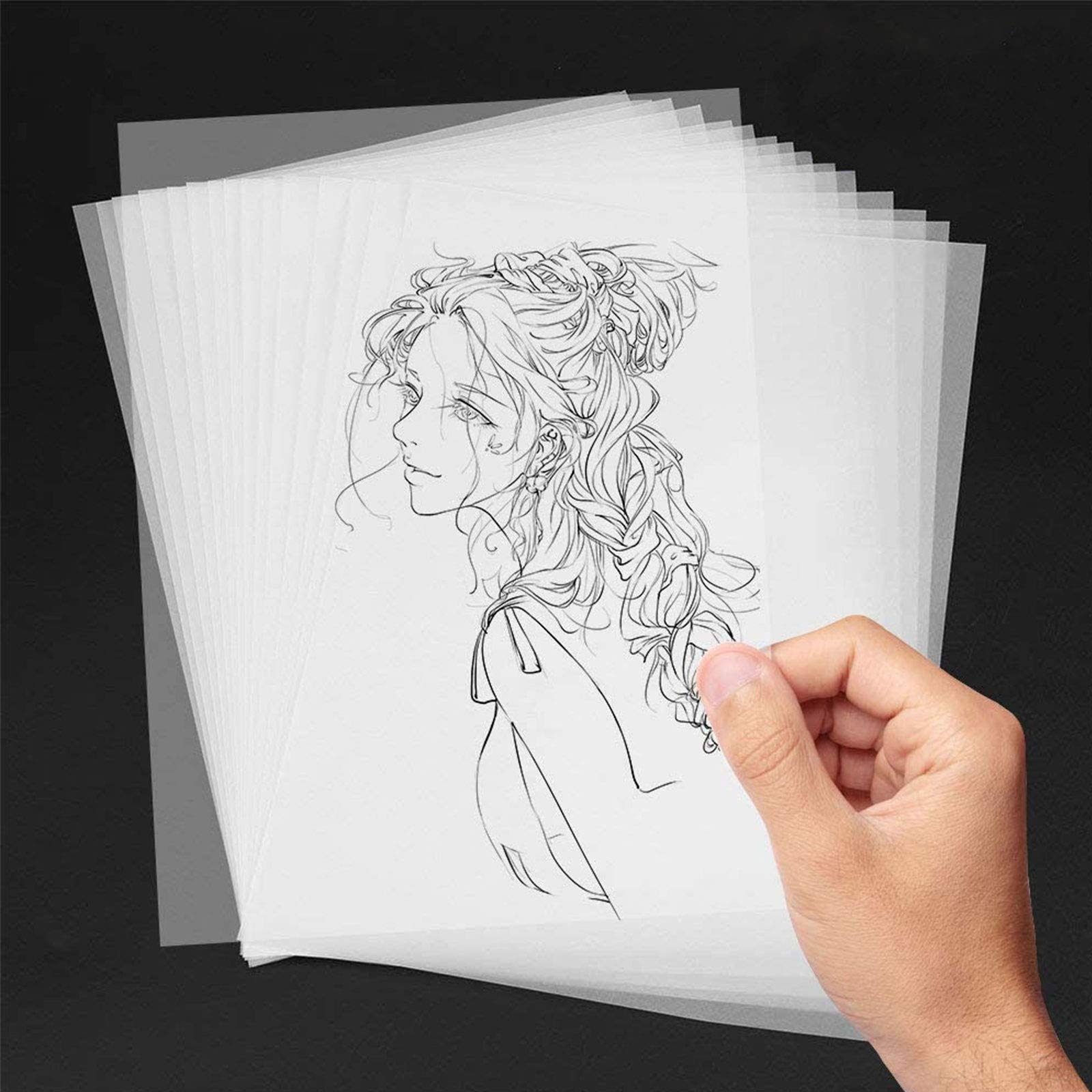 Transfer Paper Artists Tracing Paper Trace Paper White Translucent 
