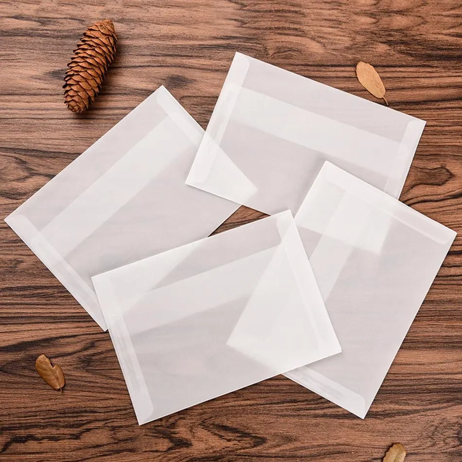 Translucent Tracing Paper Envelopes Set 10pc 6 89x4 92 In 