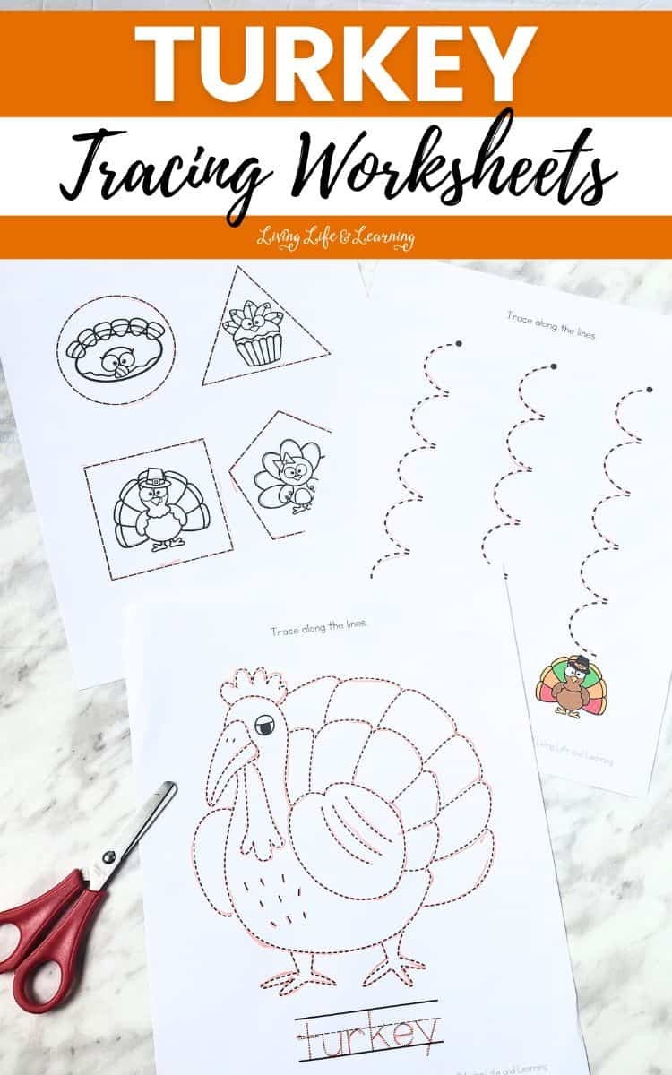 Turkey Tracing Worksheet