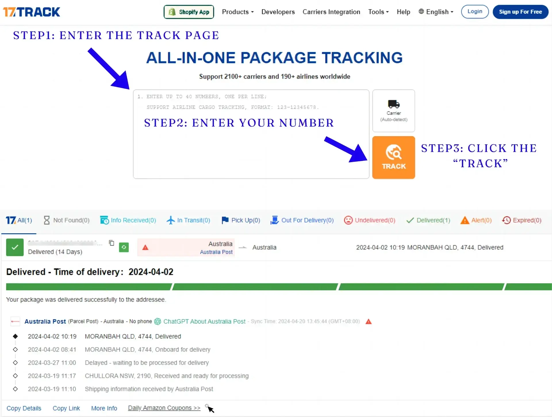 Tracing Number Ups