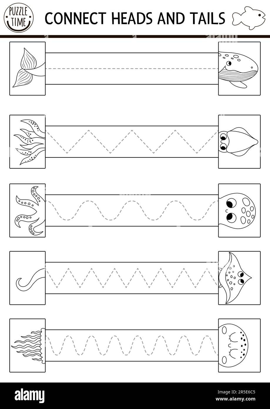 Vector Under The Sea Handwriting Practice Worksheet Ocean Life Vector Under The Sea Handwriting Practice Worksheet Ocean Life
