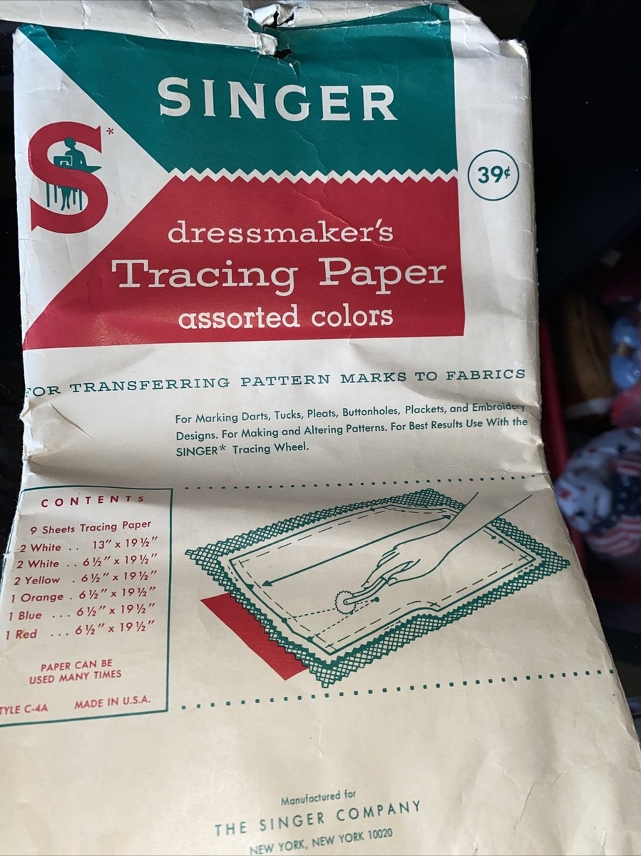 Singer Tracing Paper