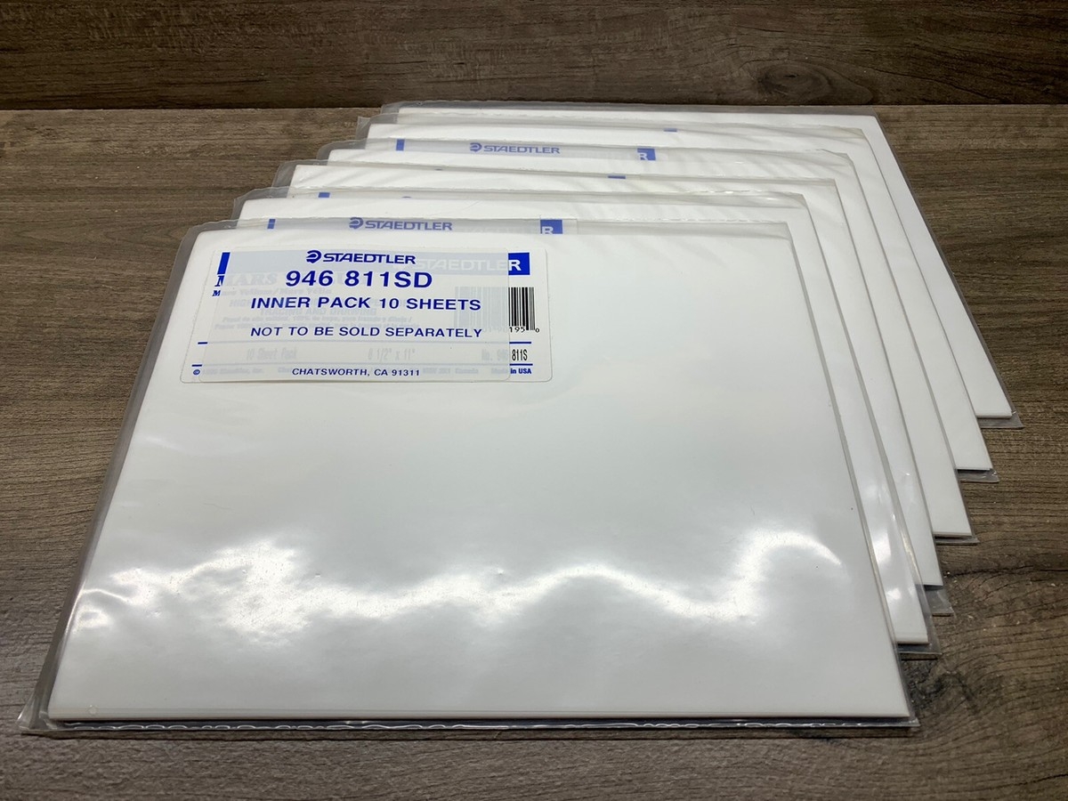 Vtg STAEDTLER Mars Vellum 100 Rag Paper Tracing Dwg Paper 8 5x11 