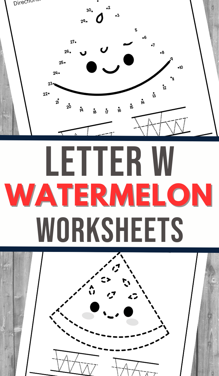 Watermelon Tracing Worksheet