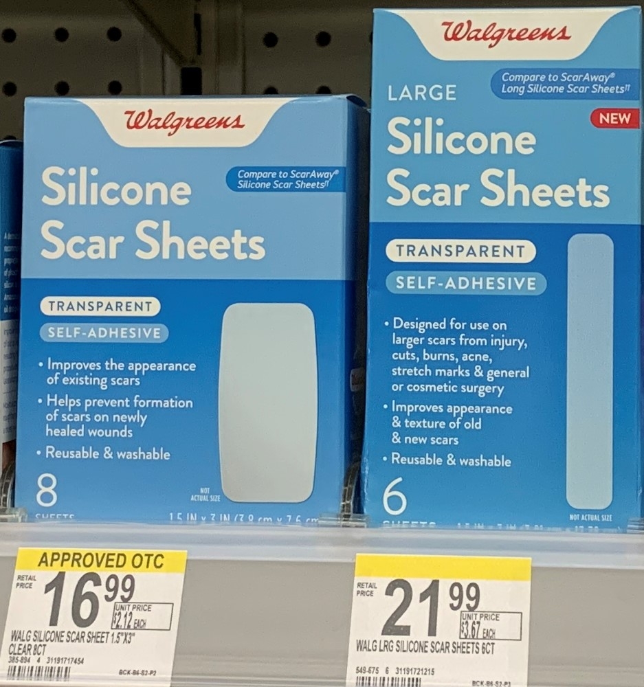Walgreens Scar Sheets Non Food Product MARIAN INC 
